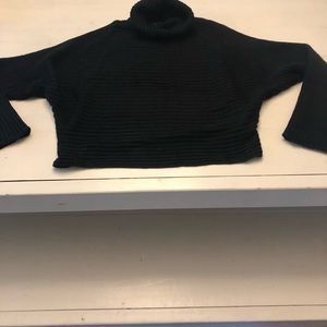 Black cropped sweater